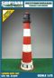 Preview: Leuchtturm Westerheversand aus Nordfriesland, gebaut im Jahr 1906 1:72 Komplett-Lasercut-Modellbausatz